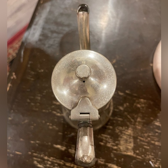 Vintage Grand Silver Co Wear-Brite Nickel Silver Coffee/Tea Pot 7” Tall 6.5” W - Picture 5 of 8